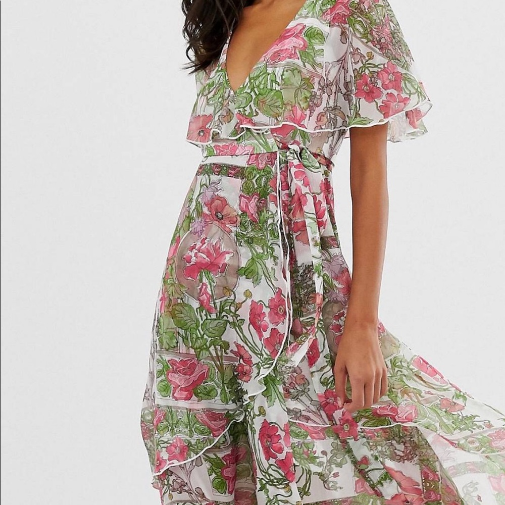 ASOS floral maxi dress - Picture 2 of 5
